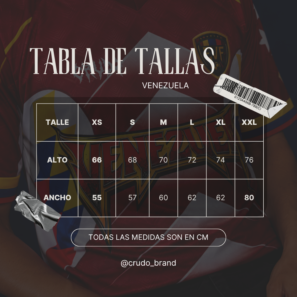 CAMISETA VENEZUELA VINOTINTO
