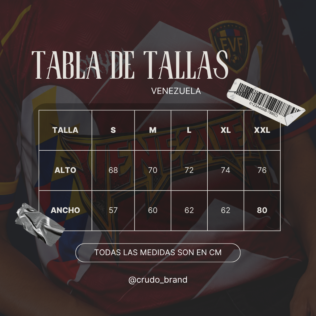 CAMISETA VENEZUELA VINOTINTO