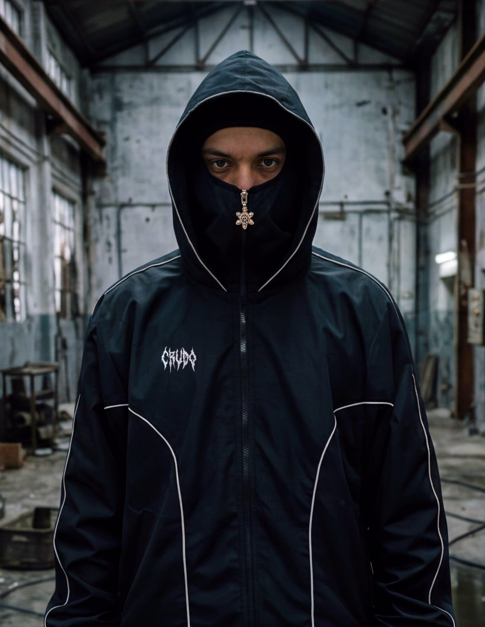 CHAQUETA TRAP SUPPS+BALACLAVA CON LINEAS REFLECTIVAS